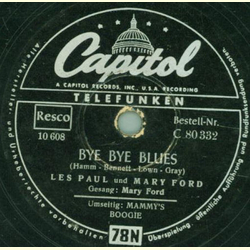 Les Paul und Mary Ford - Bye Bye Blues / Mammys Boogie