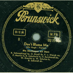 Die Edelhagen All-Stars - Dont blmae me / Taking a chance on Love