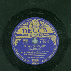 Vico Torriani und Waldo Favre-Chor - Ein Abend am Lido /...