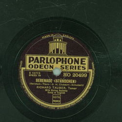 Richard Tauber - By the sea / Serenade (Stndchen)