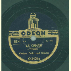 Violine, Cello und Klavier - Le Canari / Humoreske