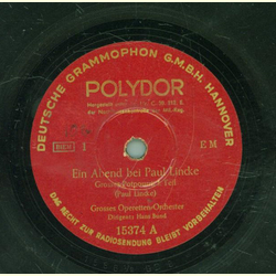 Großes Operetten-Orchester  - Ein Abend bei Paul Lincke