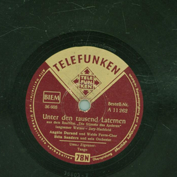 Angle Durand - Zigeuner-Tango / Unter den tausend Laternen