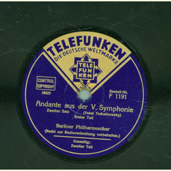 Berliner Philharmoniker - Andante aus der V. Symphonie (Peter Tschaikowsky)