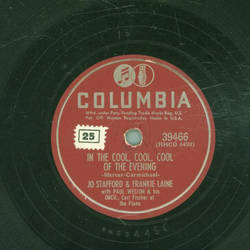 Jo Stafford & Frankie Laine - In the cool, cool, cool of...