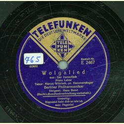 Marcel Wittrisch / Erna Sack, Marcel Wittrisch -...