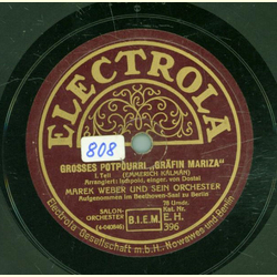 Marek Weber - Grosses Potpourri Grfin Mariza