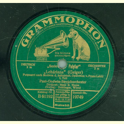 Paul-Godwin-Streichorchester - Lehriana (Geiger)