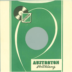 Original Austroton Cover für 25er Schellackplatten A6 A