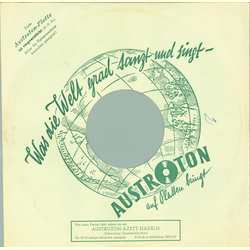 Original Austroton Cover für 25er Schellackplatten A11 B