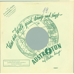 Original Austroton Cover für 25er Schellackplatten A11 B