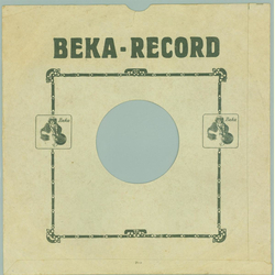 Original Beka Cover für 25er Schellackplatten A4 B