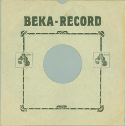 Original Beka Cover für 25er Schellackplatten A4 C