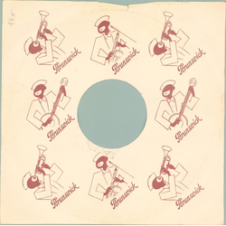 Original Brunswick Cover für 25er Schellackplatten A9 A