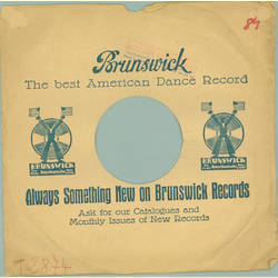 Original Brunswick Cover für 25er Schellackplatten A16 C