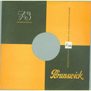 Original Brunswick Cover fr 25er Schellackplatten A17 C