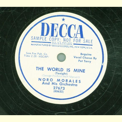 Noro Morales - Look at me / The world is mine