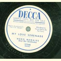 Noro Morales - Tell me that you love me / My Love Serenade