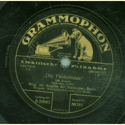 Leo Blech - Die Fledermaus, Ouvertre Teil I und II