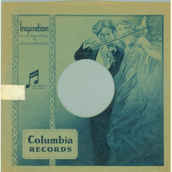 Original Columbia Cover für 25er Schellackplatten A17 B