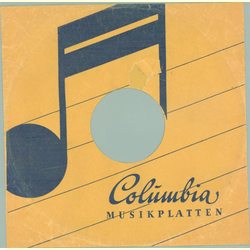 Original Columbia Cover für 25er Schellackplatten A8 A