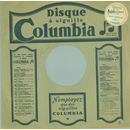 Original Columbia Cover fr 25er Schellackplatten A9 A
