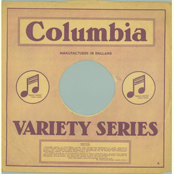 Original Columbia Cover für 25er Schellackplatten A23 C