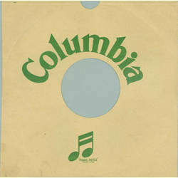 Original Columbia Cover für 25er Schellackplatten A26 C