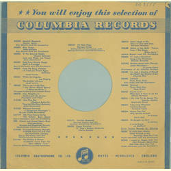 Original Columbia Cover für 25er Schellackplatten A32 C