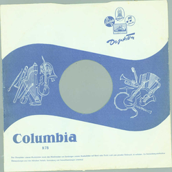 Original Columbia Cover f�r 25er Schellackplatten A43 C