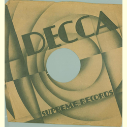 Original Decca Cover für 25er Schellackplatten A4 C