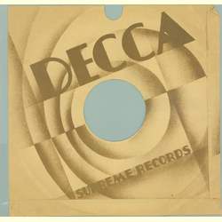 Original Decca Cover für 25er Schellackplatten A6 A
