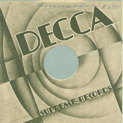 Original Decca Cover für 25er Schellackplatten A8 B