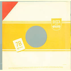 Original Decca Cover fr 25er Schellackplatten A12 A