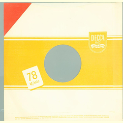 Original Decca Cover für 25er Schellackplatten A12 B