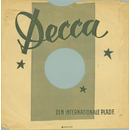 Original Decca Cover fr 25er Schellackplatten A19 B