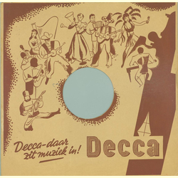 Original Decca Cover für 25er Schellackplatten A22 C