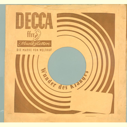 Original Decca Cover für 25er Schellackplatten A25 B