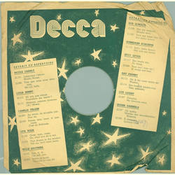 Original Decca Cover f�r 25er Schellackplatten A26 C