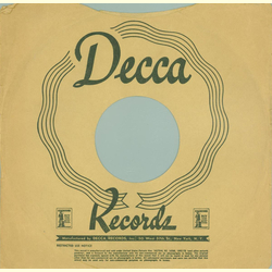 Original Decca Cover fr 25er Schellackplatten A28 C