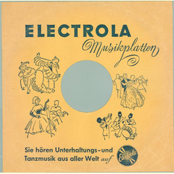 Original Electrola Cover für 25er Schellackplatten A8 B