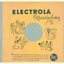Original Electrola Cover für 25er Schellackplatten A8 B