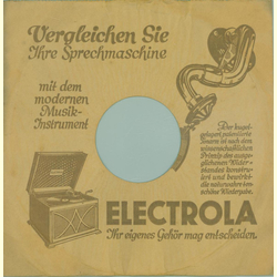 Original Electrola Cover für 25er Schellackplatten A16 C