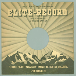 Original Elite Cover für 25er Schellackplatten A2 B