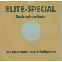 Original Elite Cover fr 25er Schellackplatten A3 A