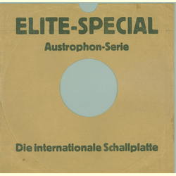 Original Elite Cover für 25er Schellackplatten A3 C