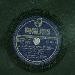 Gerh. Wendland, Willy Berking u. s. Orch. - Liebe ist ja...