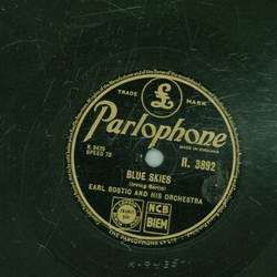 Earl Bostic and his Orchestra - Blue Skies / Mambolino