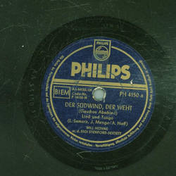 Will Höhne - Der Südwind, der weht / Im dunkelgrünen Wald