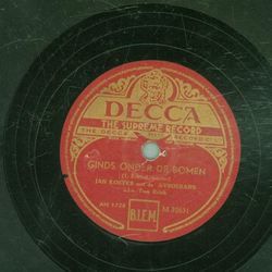 Jan Koster - Ginds onder de Bomen / K hoor je stem in t...